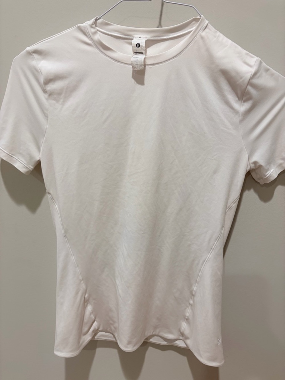 lululemon athletica White Short-Sleeve Performance Tee